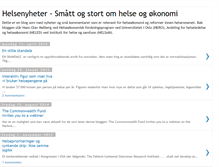 Tablet Screenshot of helsenyheter.blogspot.com