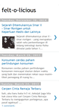 Mobile Screenshot of felt-o-licious.blogspot.com