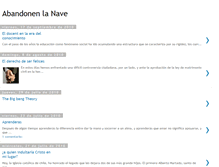 Tablet Screenshot of abandonenlanave.blogspot.com