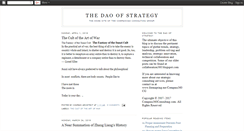 Desktop Screenshot of daoofstrategy.blogspot.com