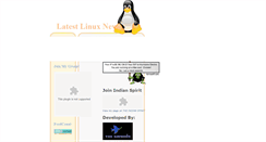 Desktop Screenshot of latestlinuxnews.blogspot.com