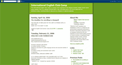 Desktop Screenshot of englishclubcamp.blogspot.com