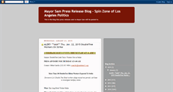 Desktop Screenshot of mayorsampressrelease.blogspot.com