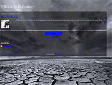 Tablet Screenshot of effectofpollution.blogspot.com