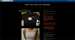 Desktop Screenshot of fortheloveoforegon.blogspot.com