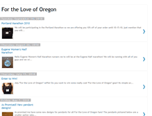 Tablet Screenshot of fortheloveoforegon.blogspot.com