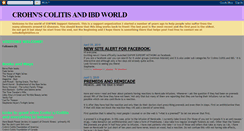 Desktop Screenshot of crohnscolitisandibdworld.blogspot.com