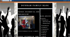Desktop Screenshot of dunhamfamilyblog.blogspot.com