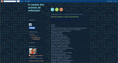 Desktop Screenshot of castelodosanimaisdeestimacao.blogspot.com