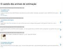 Tablet Screenshot of castelodosanimaisdeestimacao.blogspot.com