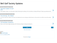 Tablet Screenshot of bellgolfsociety.blogspot.com