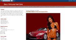 Desktop Screenshot of girls-and-cars.blogspot.com