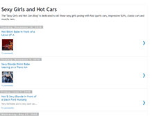 Tablet Screenshot of girls-and-cars.blogspot.com