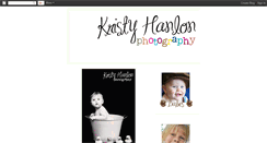 Desktop Screenshot of kristyhanlonphotography.blogspot.com