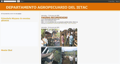 Desktop Screenshot of deparagropecuarioietac.blogspot.com
