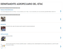 Tablet Screenshot of deparagropecuarioietac.blogspot.com