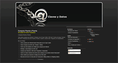 Desktop Screenshot of clavesydatos.blogspot.com