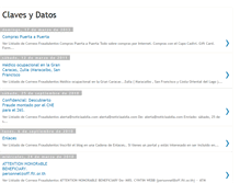 Tablet Screenshot of clavesydatos.blogspot.com