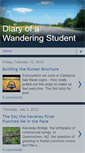 Mobile Screenshot of diaryofawanderingstudent.blogspot.com