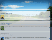 Tablet Screenshot of diaryofawanderingstudent.blogspot.com