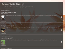 Tablet Screenshot of irefusetogoquietly.blogspot.com
