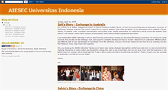 Desktop Screenshot of aiesec-ui.blogspot.com