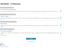 Tablet Screenshot of michelleshistoria.blogspot.com