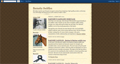 Desktop Screenshot of barnsbysaddles.blogspot.com