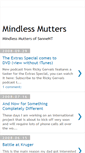 Mobile Screenshot of mindless-mutters.blogspot.com