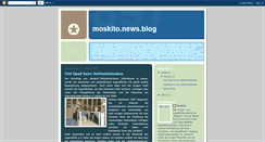 Desktop Screenshot of moskito-news.blogspot.com