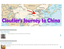 Tablet Screenshot of cloutiersjourneytochina.blogspot.com