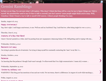 Tablet Screenshot of emwgeminiramblings.blogspot.com