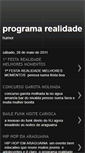 Mobile Screenshot of programa-realidade.blogspot.com