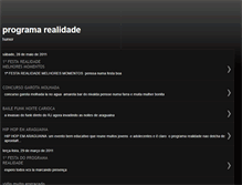 Tablet Screenshot of programa-realidade.blogspot.com