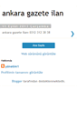 Mobile Screenshot of ankaragazeteilani.blogspot.com