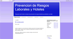 Desktop Screenshot of prevencion-hotel.blogspot.com