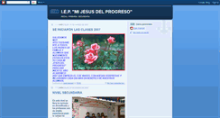 Desktop Screenshot of mijesusdelprogreso.blogspot.com