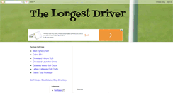 Desktop Screenshot of golfdriver.blogspot.com