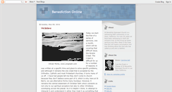 Desktop Screenshot of benedictiononline.blogspot.com