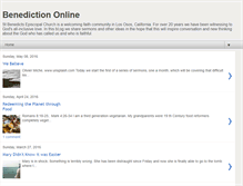 Tablet Screenshot of benedictiononline.blogspot.com
