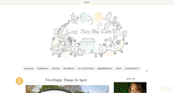 Desktop Screenshot of long-may-she-rain.blogspot.com