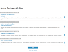 Tablet Screenshot of make-business-online.blogspot.com