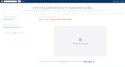 Desktop Screenshot of cucuta-artistica.blogspot.com