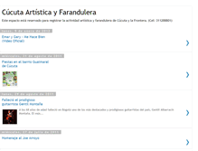 Tablet Screenshot of cucuta-artistica.blogspot.com