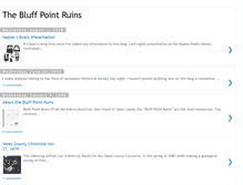Tablet Screenshot of bluffpointruins.blogspot.com