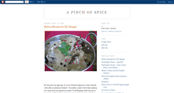 Desktop Screenshot of apinchofspice.blogspot.com