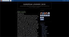 Desktop Screenshot of europeanlegends2010.blogspot.com