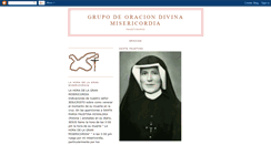 Desktop Screenshot of grupodeoraciondivinamisericordia.blogspot.com