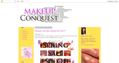 Desktop Screenshot of makeupconquest.blogspot.com