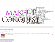 Tablet Screenshot of makeupconquest.blogspot.com